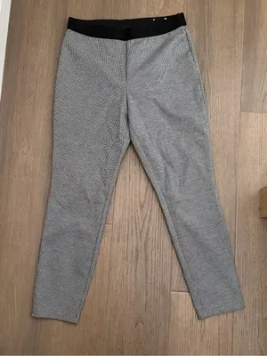 Talbots petite size 10 houndstooth women’s pull on soho ankle length pants thumbnail 1