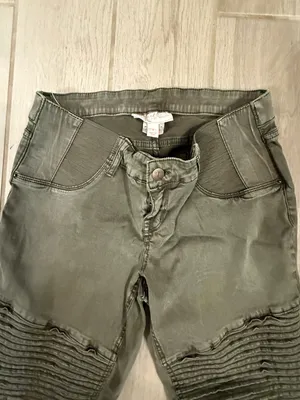 Isabel Maternity by Ingrid & Isabel Olive-Green Jeggings thumbnail 4