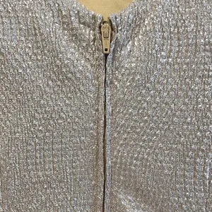 Hailey Logan Cocktail Dress‎ Gold Metallic Ruffle Party Women XS thumbnail 5