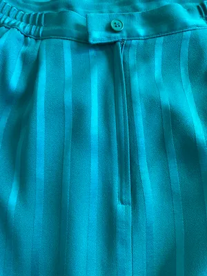 Executive Collection Vintage Teal Pinstripe Suit thumbnail 9