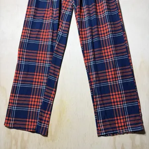 NFL Chicago Bears Plaid Pajama XS Orange‎ Blue Sleepwear Lounge thumbnail 4