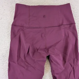 Lululemon High‎ Times Pant Vented Metta Purple Mesh Reflective Leggings Womens 6 thumbnail 5