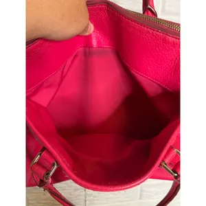 Coach Madison Satchel Bag Womens Medium Pink Good Pebbled‎ Leather Crossbody thumbnail 7