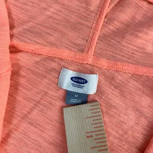 Old Navy Coral Orange Zip Up Hoodie Activewear Gym Workout Comfy Casual Basic thumbnail 5
