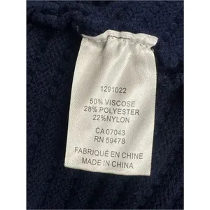 NEW Joie Navy Cotton Button Front Sweater Vest Women’s XL thumbnail 3