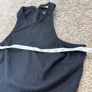 Future Collective‎ Midi Dress Women 4 Black Linen Blend Halter Neck Racerback thumbnail 12