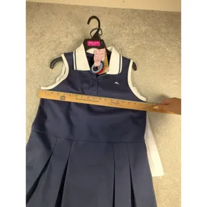 NWT Tommy Bahama Active Dress Set Women's M Navy Polo Tennis Golf Pleated 3pc thumbnail 6
