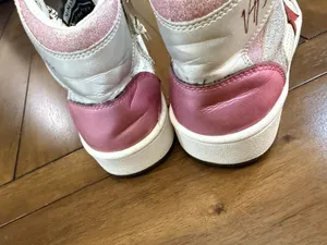 Vintage Havana Dream Pink Glitter High Top Sneakers Perforated Women's Size 6.5 thumbnail 6
