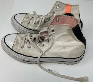 Converse women high top canvas sneakers sz 9.5 thumbnail 7