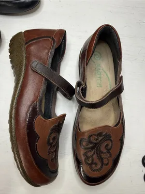 Naot Motu Mary Jane Flats Brown Leather Slip On Comfort Fit Boho Casual Sz 7 thumbnail 10