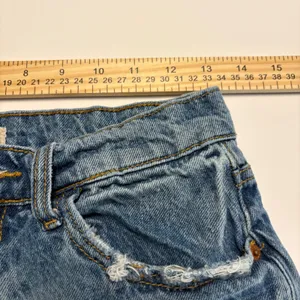 Altar'd State Jeans Women 26 Blue Distressed Straight Leg High Rise 100% Cotton thumbnail 5