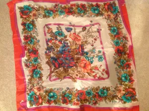 Vintage Floral Scarf- Perfect For Draping thumbnail 8