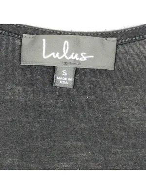 Lulus Black Wrap Dress - Size S thumbnail 4