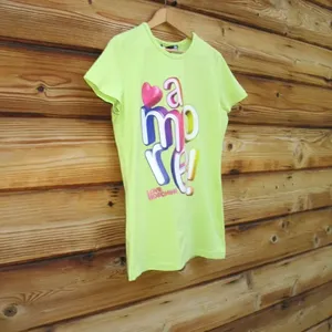 NWT Love Moschino Amore Stretch T Shirt Top thumbnail 2