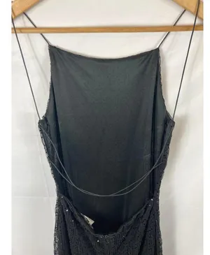 Black Market Embellished open back dress size medium thumbnail 3