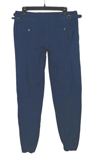 Gorpcore Tactical Cargo Pants Womens 6 Navy Blue Zipper Cuff Hiking Utility thumbnail 1