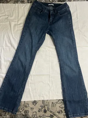 Women’s Dark Blue Straight-Leg Jeans thumbnail 1