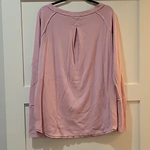 We The Free Light Pink Long Sleeve Thermal Top thumbnail 4