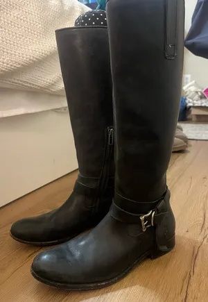 Frye Black Boots thumbnail 1