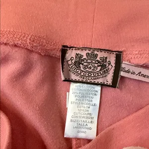 Y2K Juicy Couture Pink Velour Lounge Pants Size L thumbnail 2