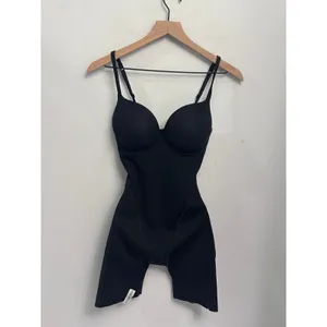 Skims Ultimate Body Push-Up Enhancing Padded Midthigh Bodysuit Small Onyx New thumbnail 2