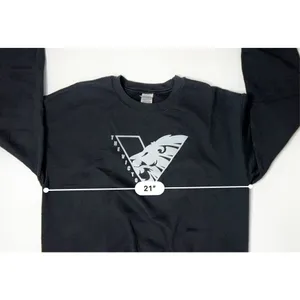 Gildan Graphic Sweatshirt "The‎ Victors" 1 Cor. 15:57 Bible Verse Black Fleece thumbnail 7