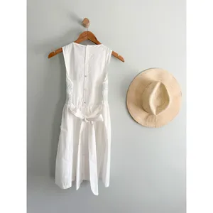 Tuckernuck | NWT Susannah Smocked Mini Dress White Blue | Sz XS thumbnail 10