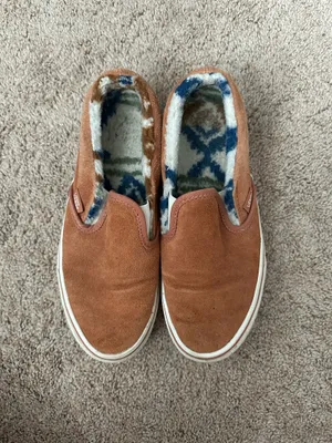 Vans Suede Sherpa Classic Slip On Shoes thumbnail 2