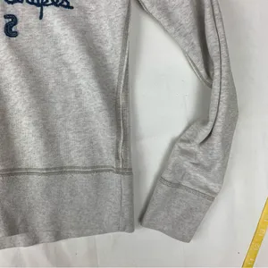 Hollister size medium Light Gray deep v V-Neck lightweight y2k sweatshirt thumbnail 6