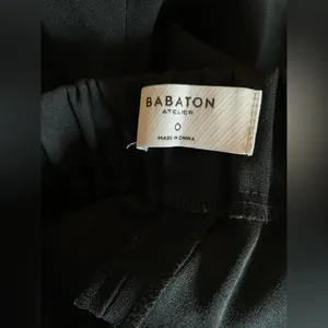 Aritzia babaton atelier black elastic waist trouser pants size 0​​ thumbnail 5