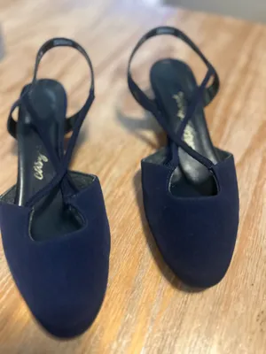 Easy Street Kitten Slingback Heels thumbnail 2