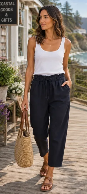 Lululemon Keep Moving Pant 7/8 High-Rise Black Luxtreme Size 8 thumbnail 1