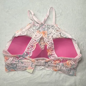 PINK‎ Victoria’s Secret Floral Push Up Women’s Lace Bralette Small thumbnail 4