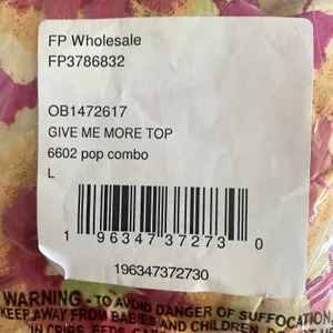 NWT Free People Give Me More Top in‎ Pop Combo thumbnail 11