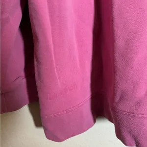 Lululemon perfectly oversized crew sweatshirt size‎ 12 in pink lychee thumbnail 6