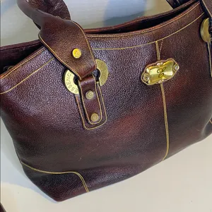 Essence Elegant Brown Leather Tote Bag thumbnail 2