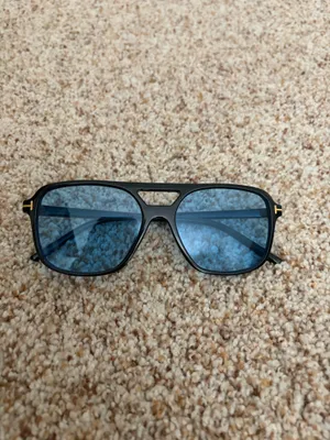 Blue Lens Aviator Sunglasses thumbnail 2