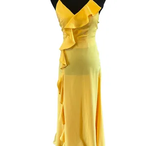 Luxxel Beautiful Yellow Dress thumbnail 6