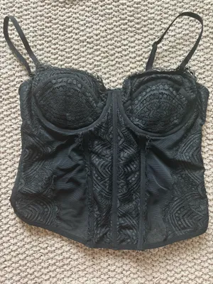 Garage Corset Top Black thumbnail 1