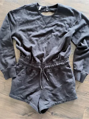 FP Movement Free People Best Of Romper Black S/P Long Sleeve Athleisure thumbnail 2
