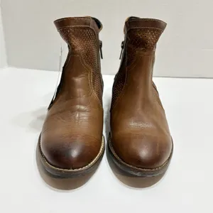 Sterling River Boots Womens 10 Brown Leather Perforated Western NWT thumbnail 7