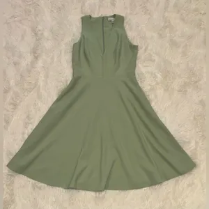 NEW Dress the Population Catalina Fit & Flare Cocktail Dress green Sage size L thumbnail 4