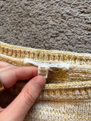 Short Sleeve Sweater Yellow thumbnail 2