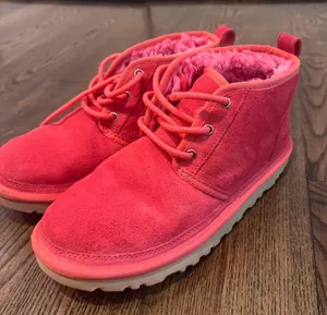 Pink/orange Ugg slippers thumbnail 1