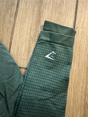 Gymshark Dark Green Seamless High-Waist Leggings thumbnail 3