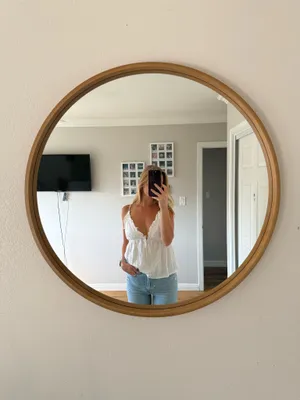 Target White Babydoll Top thumbnail 2
