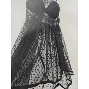 Women's NIGHTGOWN SET Black Size XL thumbnail 3