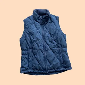 Eddie Bauer Black Quilted Down Puffer Vest 🔥 thumbnail 2