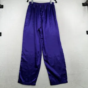 Victoria's Secret M Pajama Set Vintage Gold Label Purple Satin Lace Trim 2pc thumbnail 7