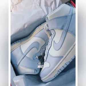 Nike Dunk High Sail Football Grey Nike High-Top Sneakers Size 8 thumbnail 1